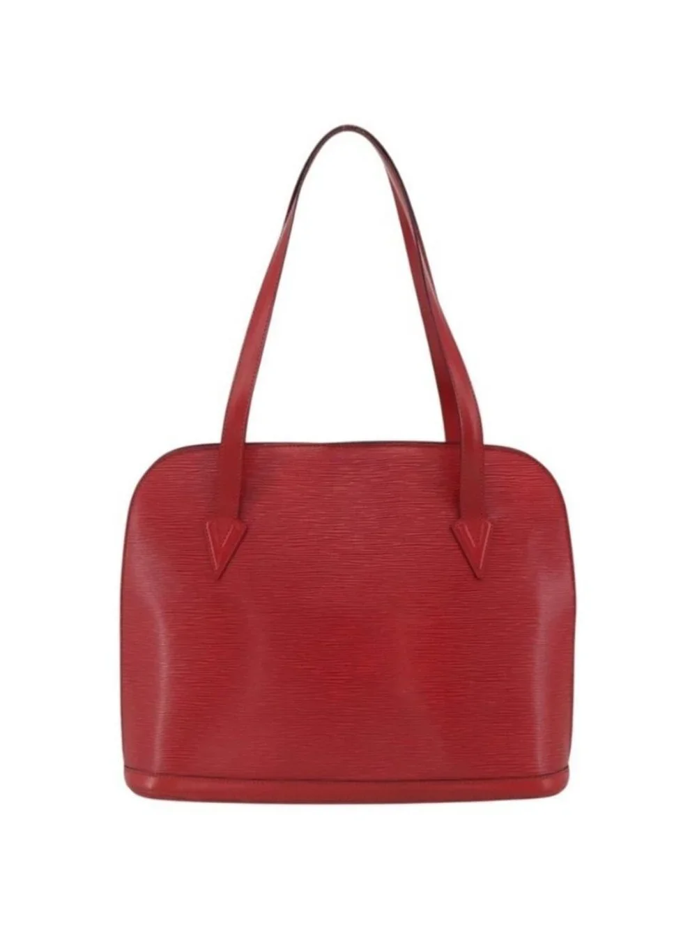 Authentic LOUIS VUITTON Epi Lussac Shoulder Bag Red M52287 LV